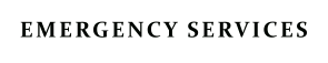 EMERGENCY SERVICES